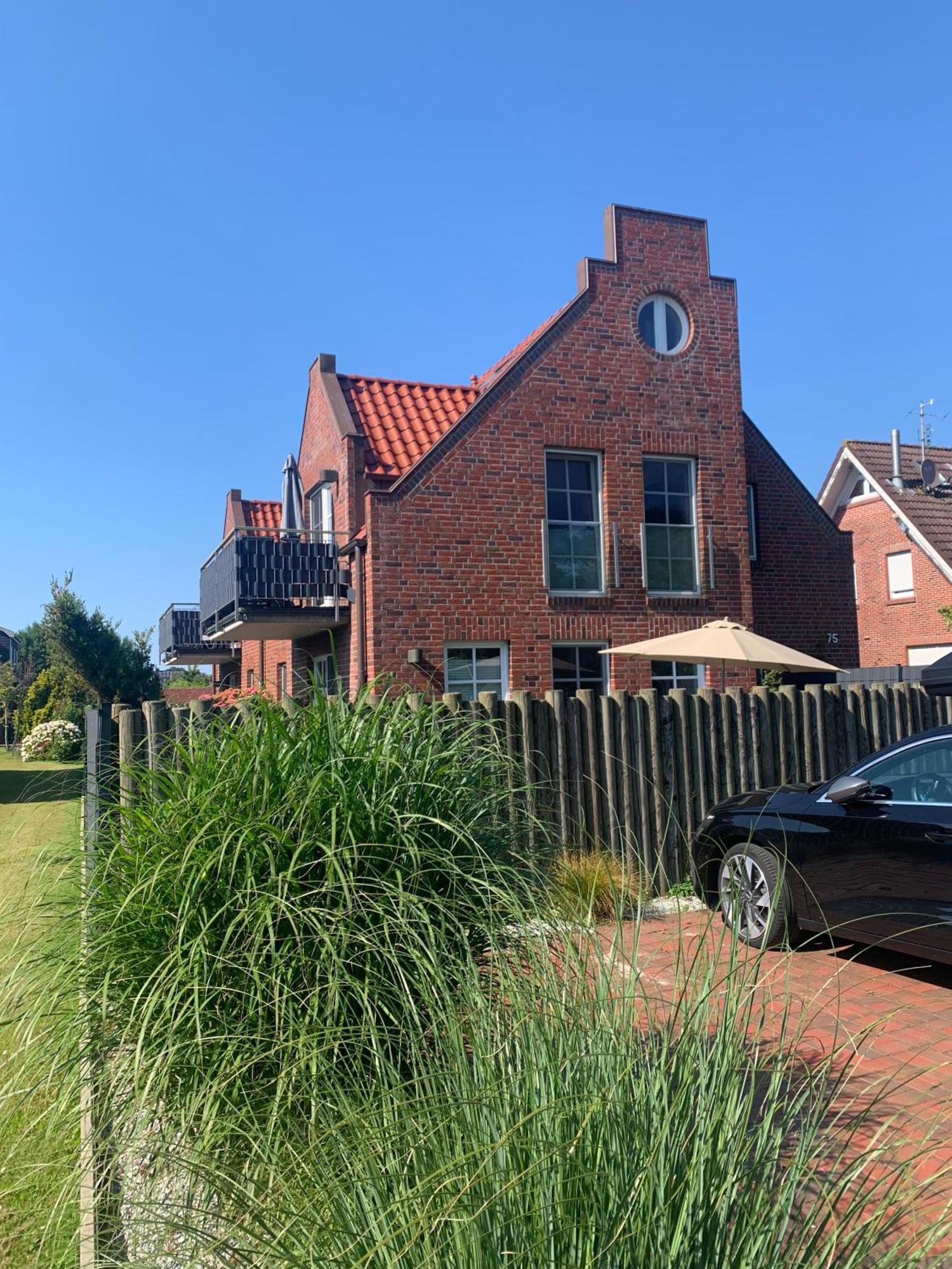 Suedstrandhus Urlaub Mit Hund Wohnung 4 Oben Borkum Exterior foto